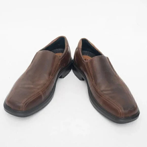 Ecco Helsinki Slip On Burgundy Dress Shoes Mens US 12‎ EU 46 UK 11.5 29.7cm Ecco Men main image 4